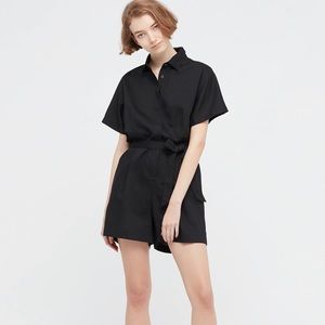 Uniqlo Linen Blend Short Sleeve Jumper